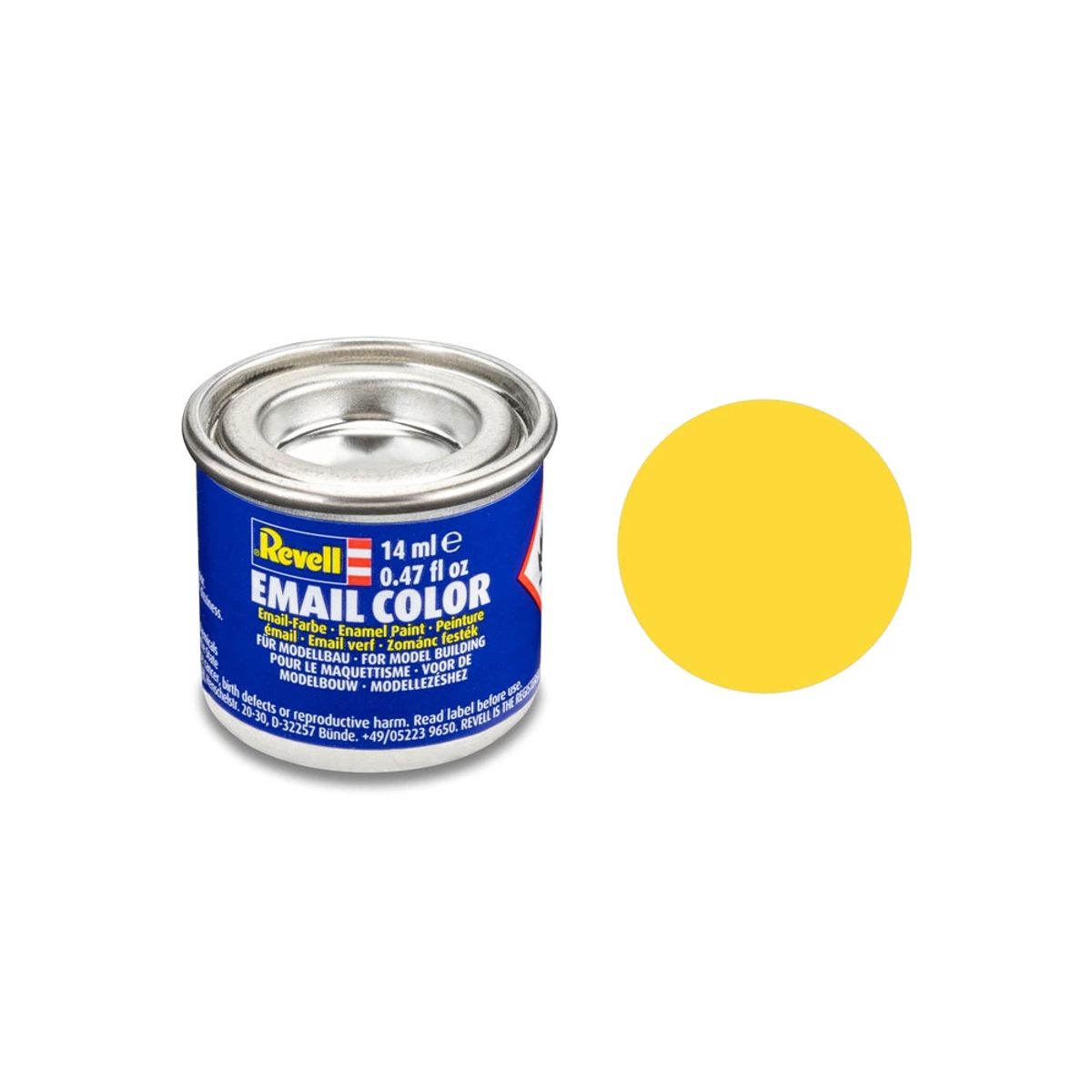 Enamel 14 ml. yellow, mat