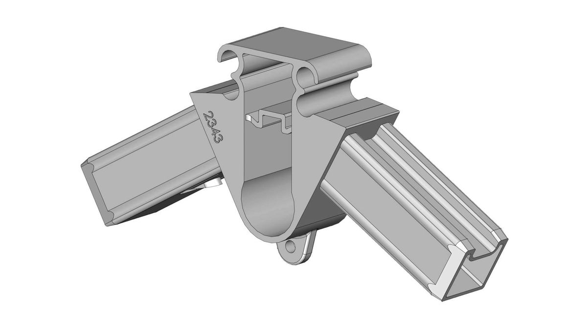 Endebeslag topprofil 32 mm