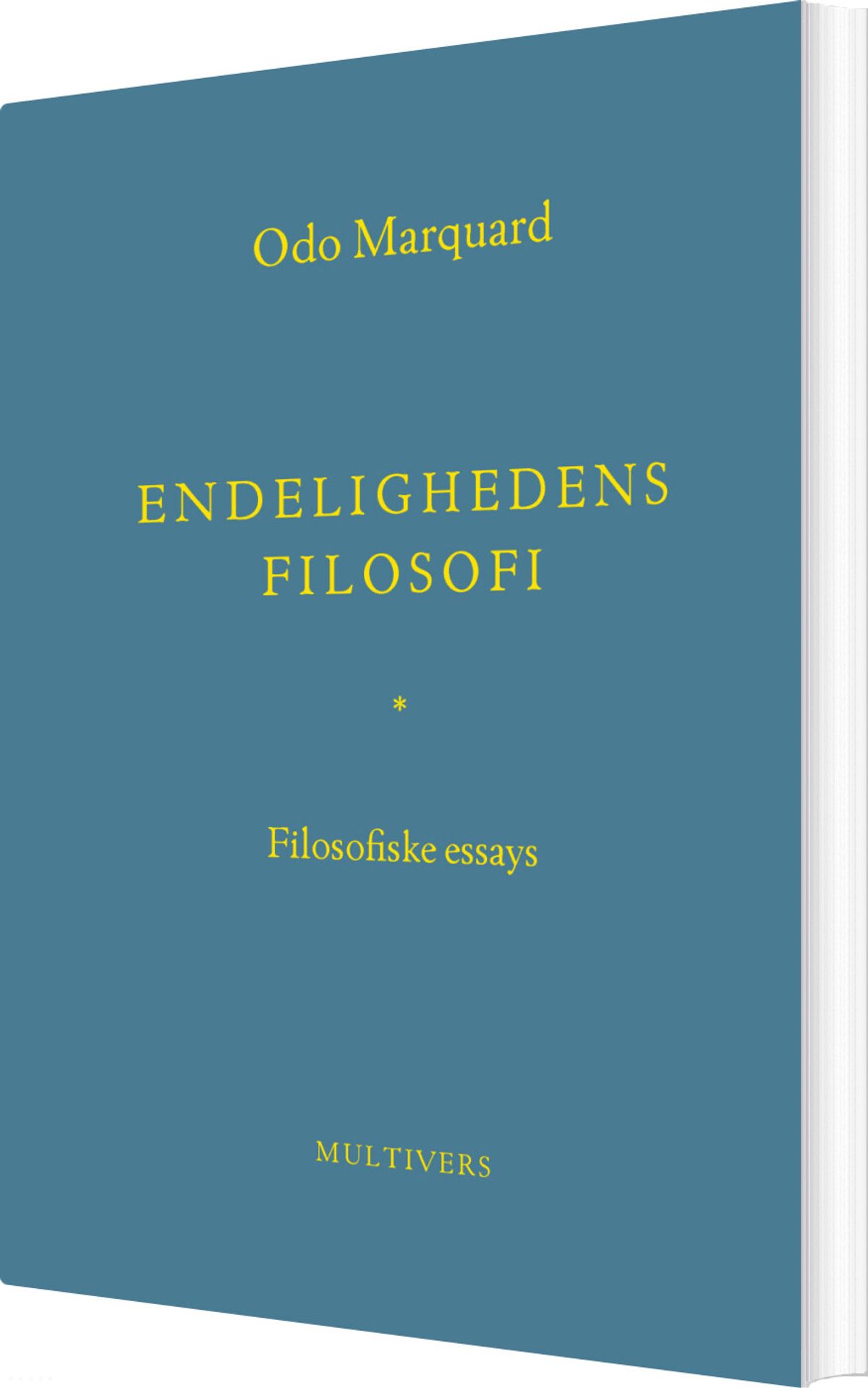 Endelighedens Filosofi - Odo Marquard - Bog