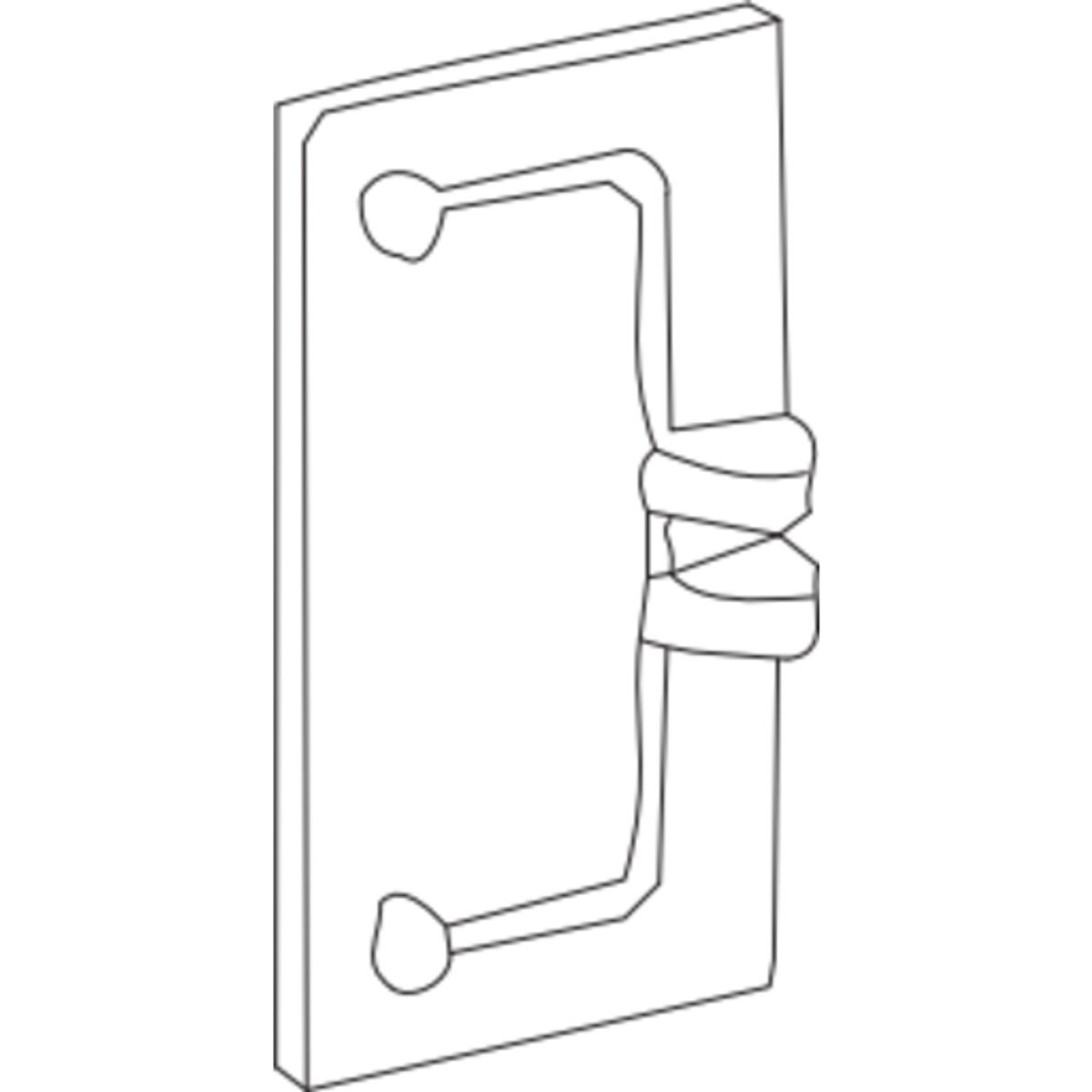 ENDESTYKKE TEK-ES123 HVID