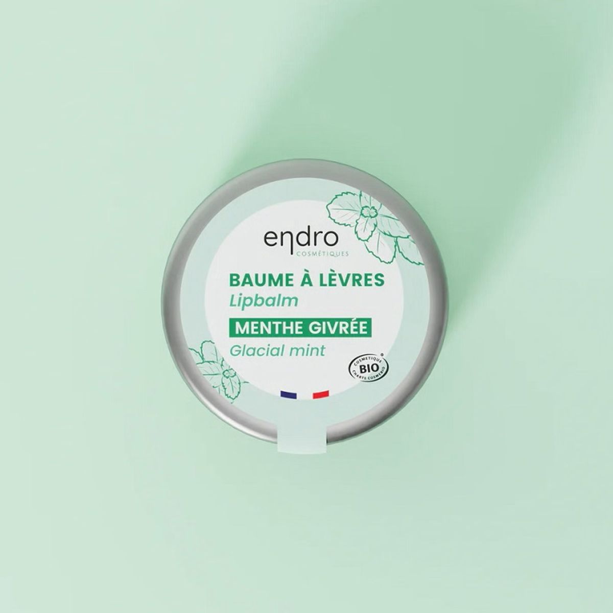 endro cosmètiques - Bio Lipbalm - Mint