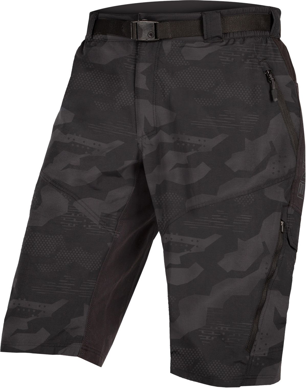 Endura Hummvee Short with liner - Sort Camo