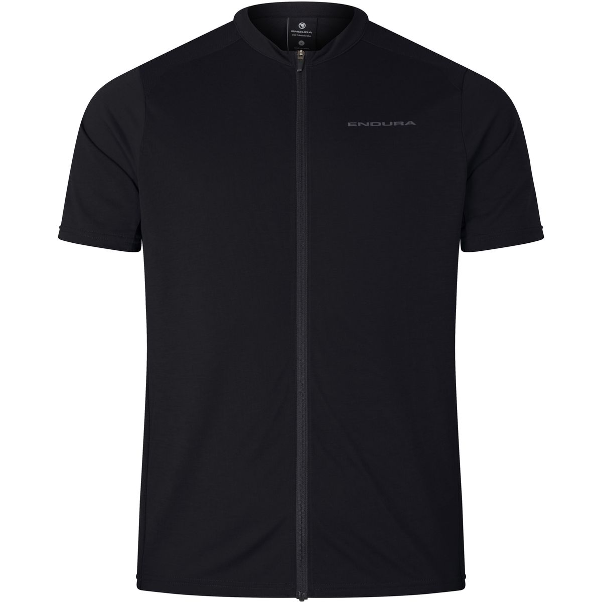 Endura Loop S/S Zipped Jersey - Black