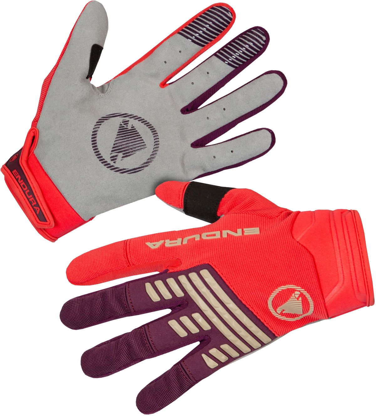 Endura SingleTrack Glove - Pomegranate