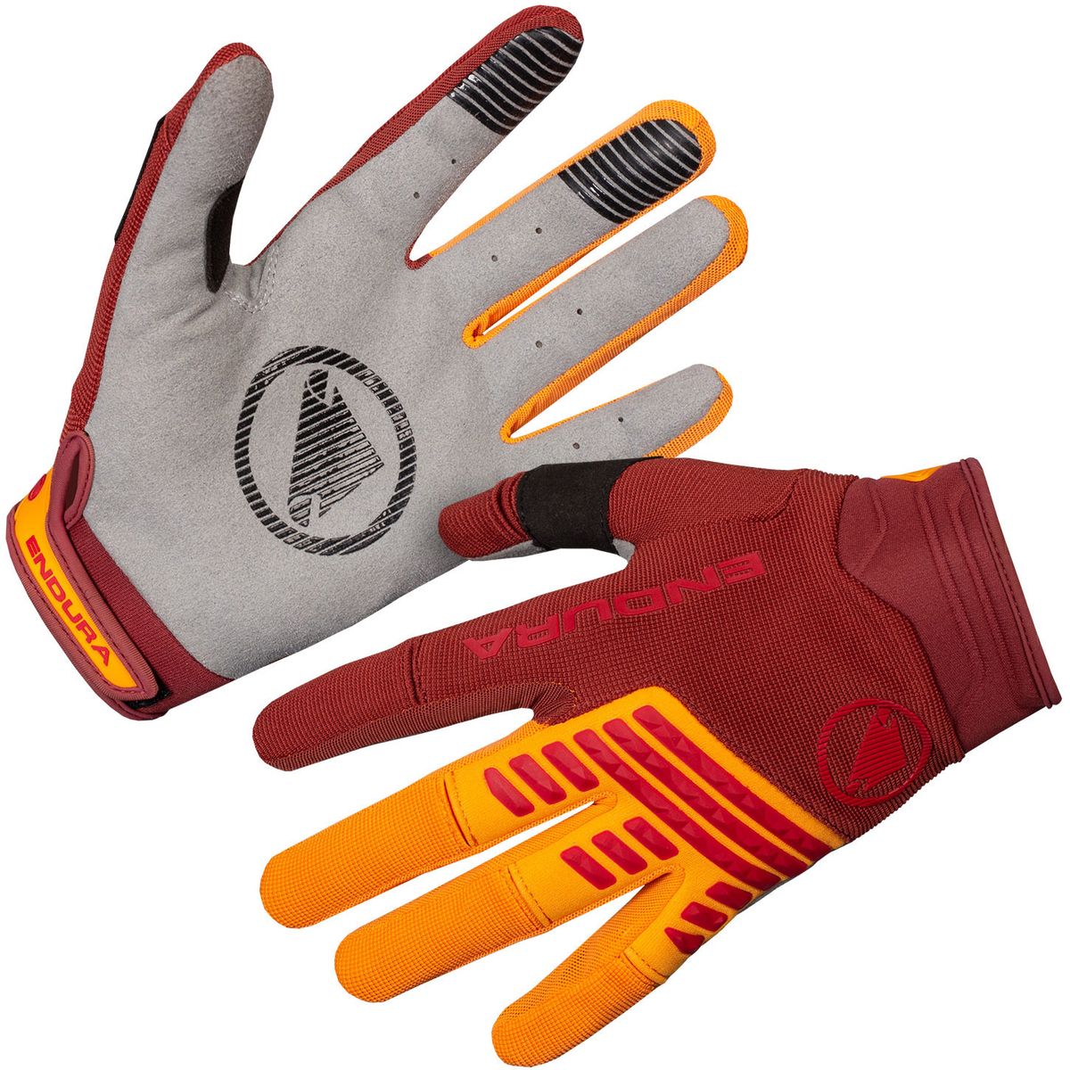 Endura SingleTrack Glove - Tangerine