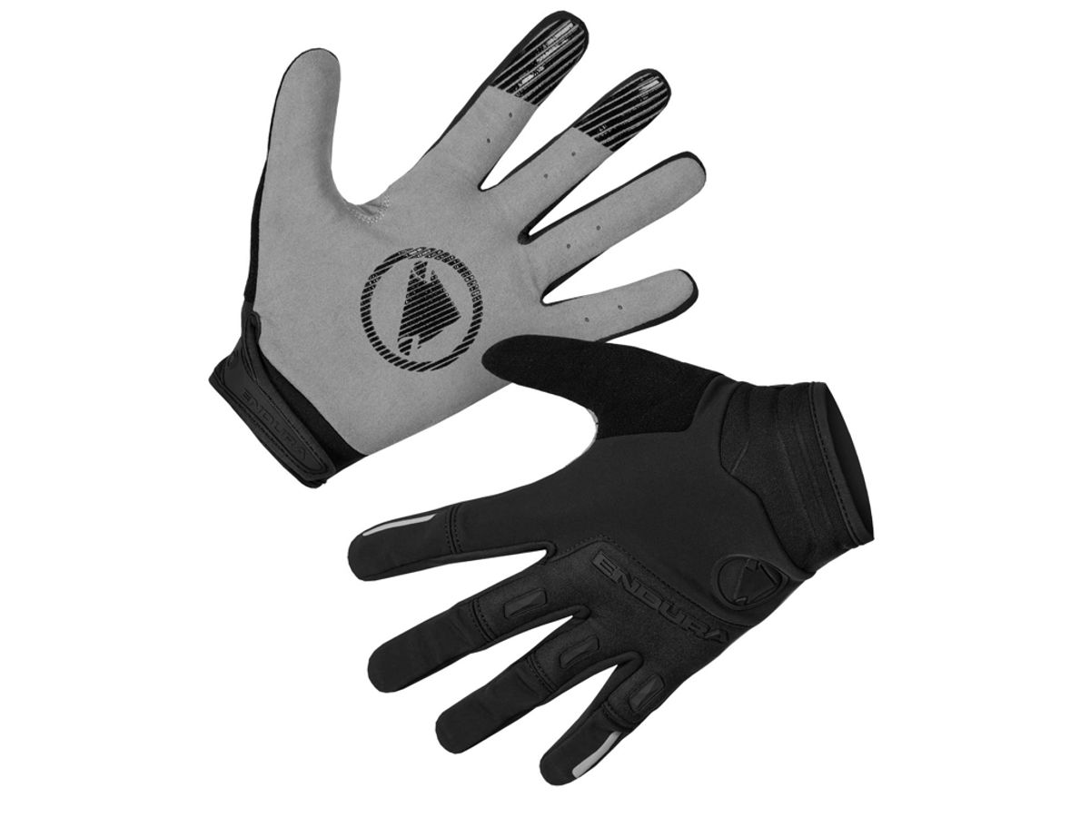 Endura SingleTrack Windproof Glove - Vindtætte cykelhandsker - Black - Str. S