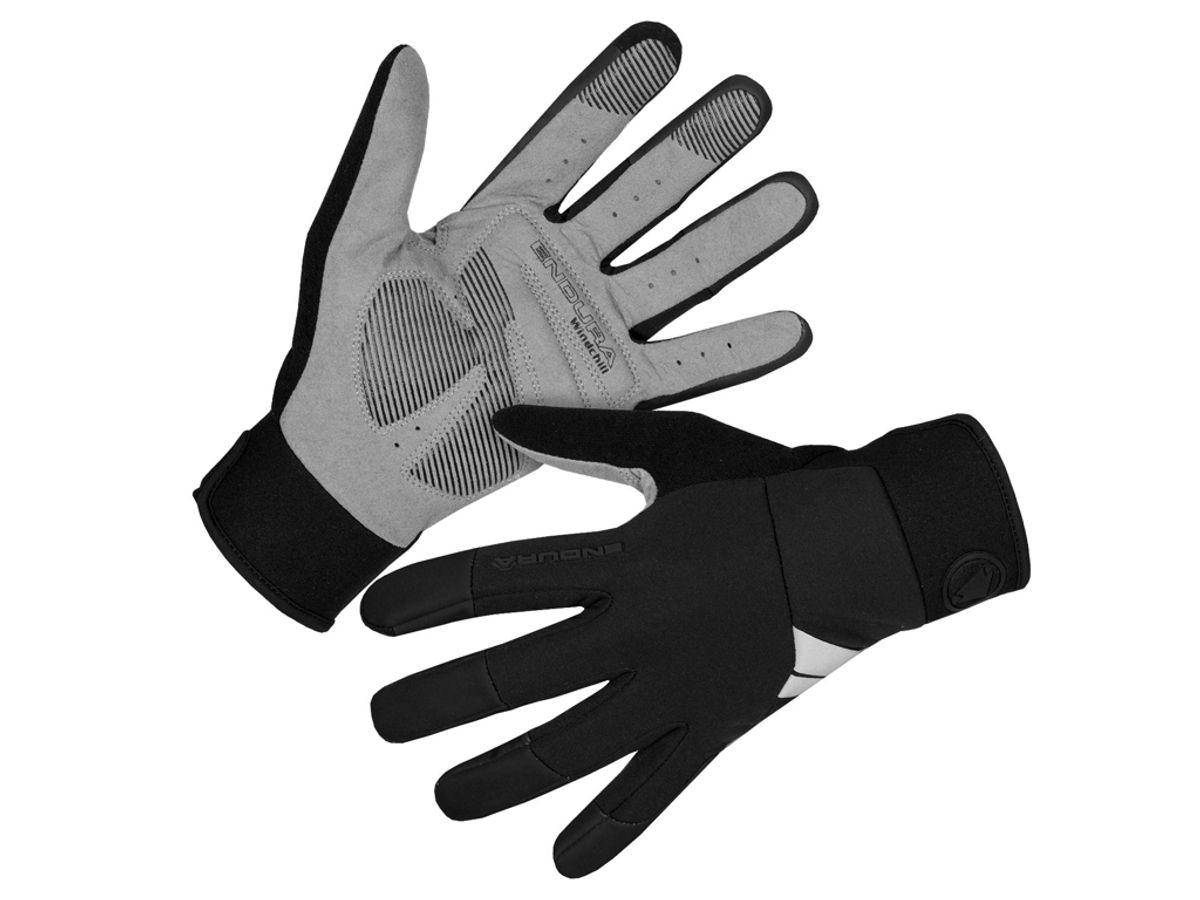 Endura Windchill Glove - Vindtætte cykelhandsker - Black - Str. S