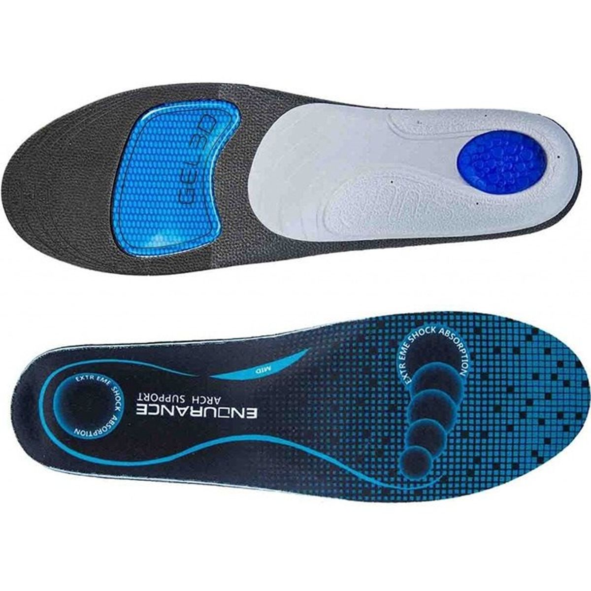 Endurance Arch Support Medium, indlægsål m/gel-40-43 - Tilbehør til støvler, sko