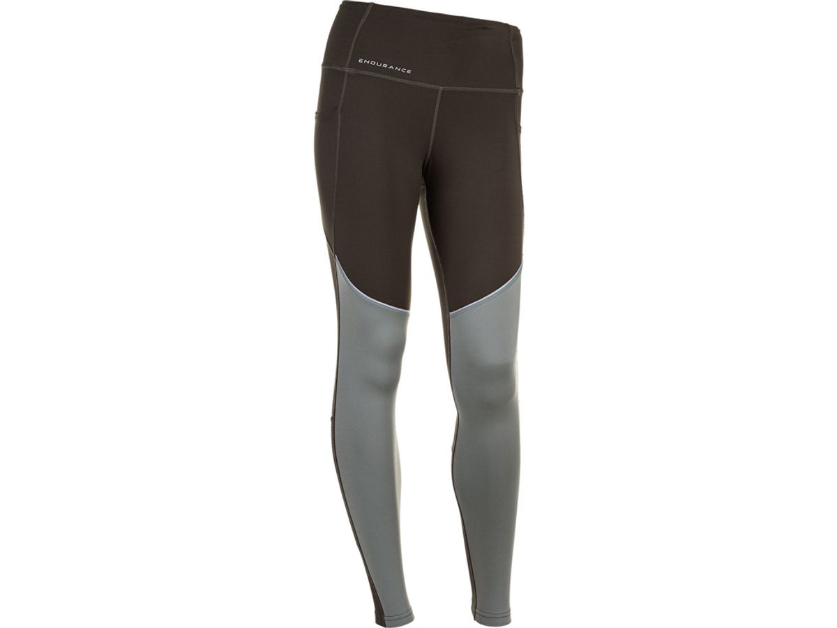 Endurance Deerrin Color Block - Løbetights - Dame - Rosin - Str. 36