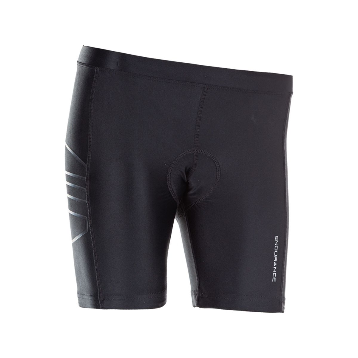 Endurance Gorsk XQL - Cykeltights korte m. seler - Junior - Black - Str. 10