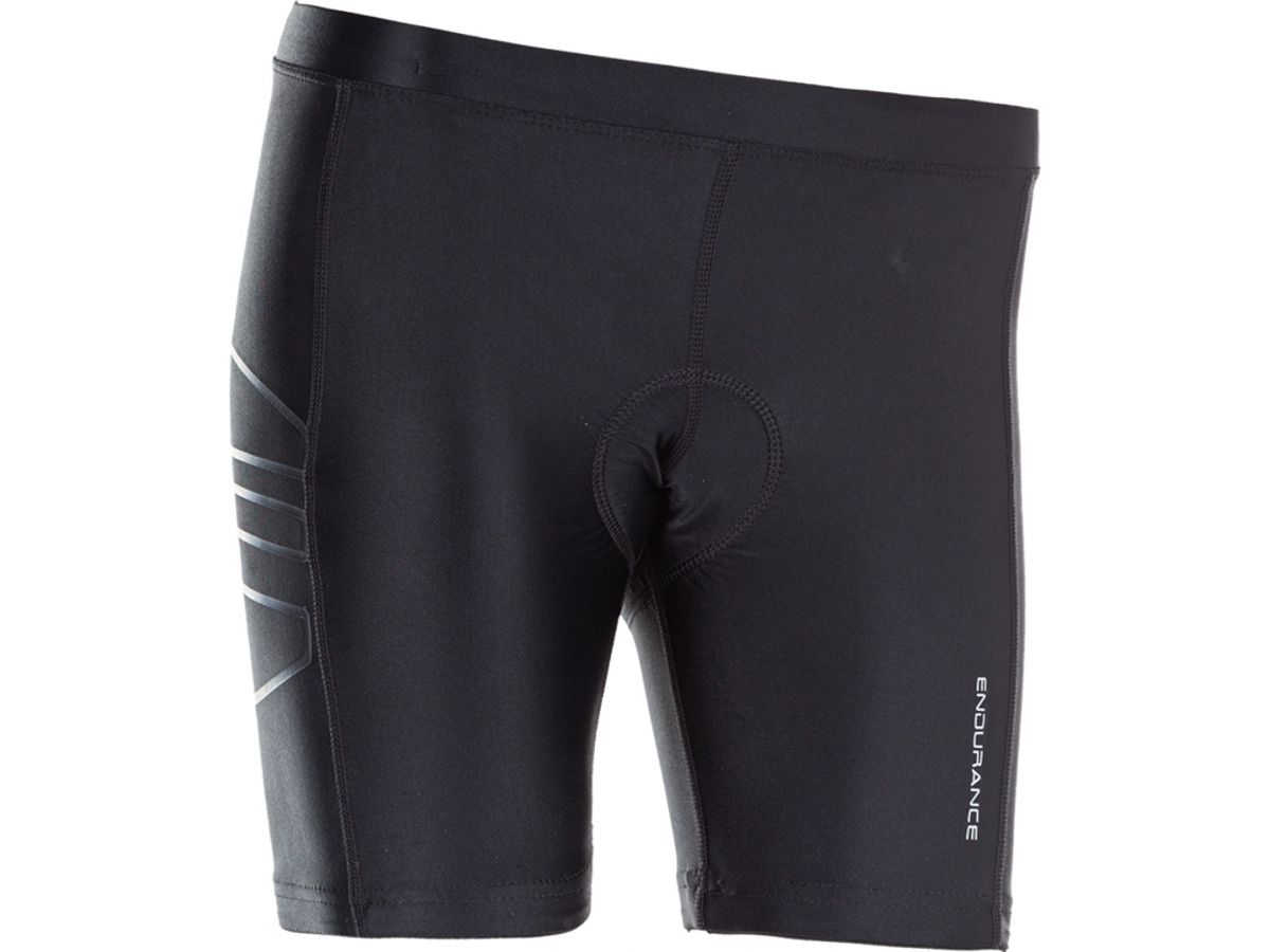 Endurance Gorsk XQL - Cykeltights korte m. seler - Junior - Black - Str. 12