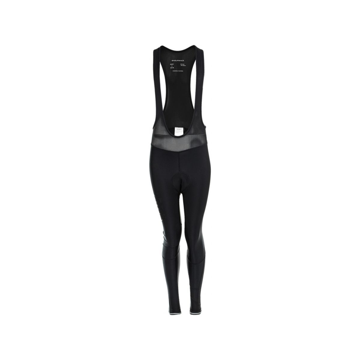 Endurance Gorsk XQL - Cykeltights lange m. seler - Junior - Black - Str. 6