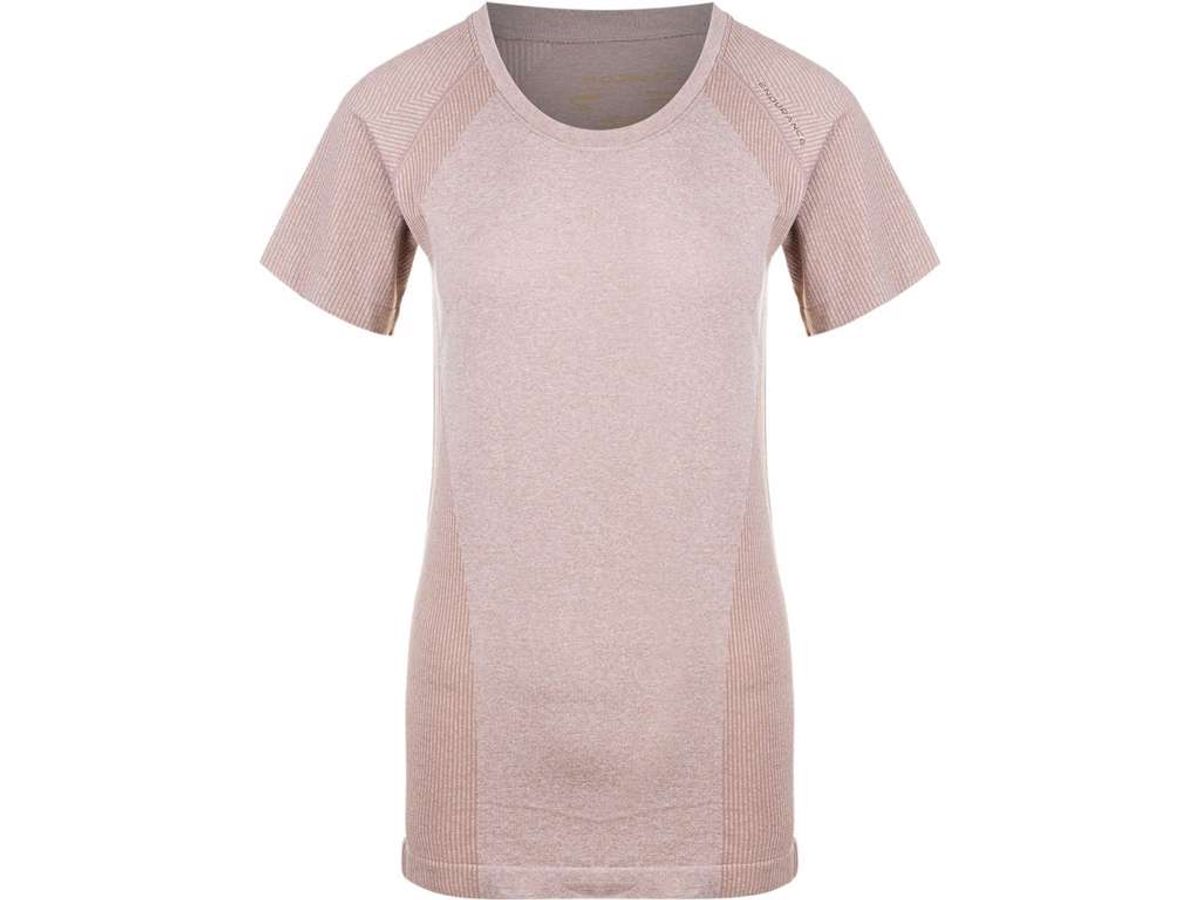 Endurance Halen Seamless - T-shirt m. korte ærmer - Dame - Warm Taupe - Str. XXS/XS