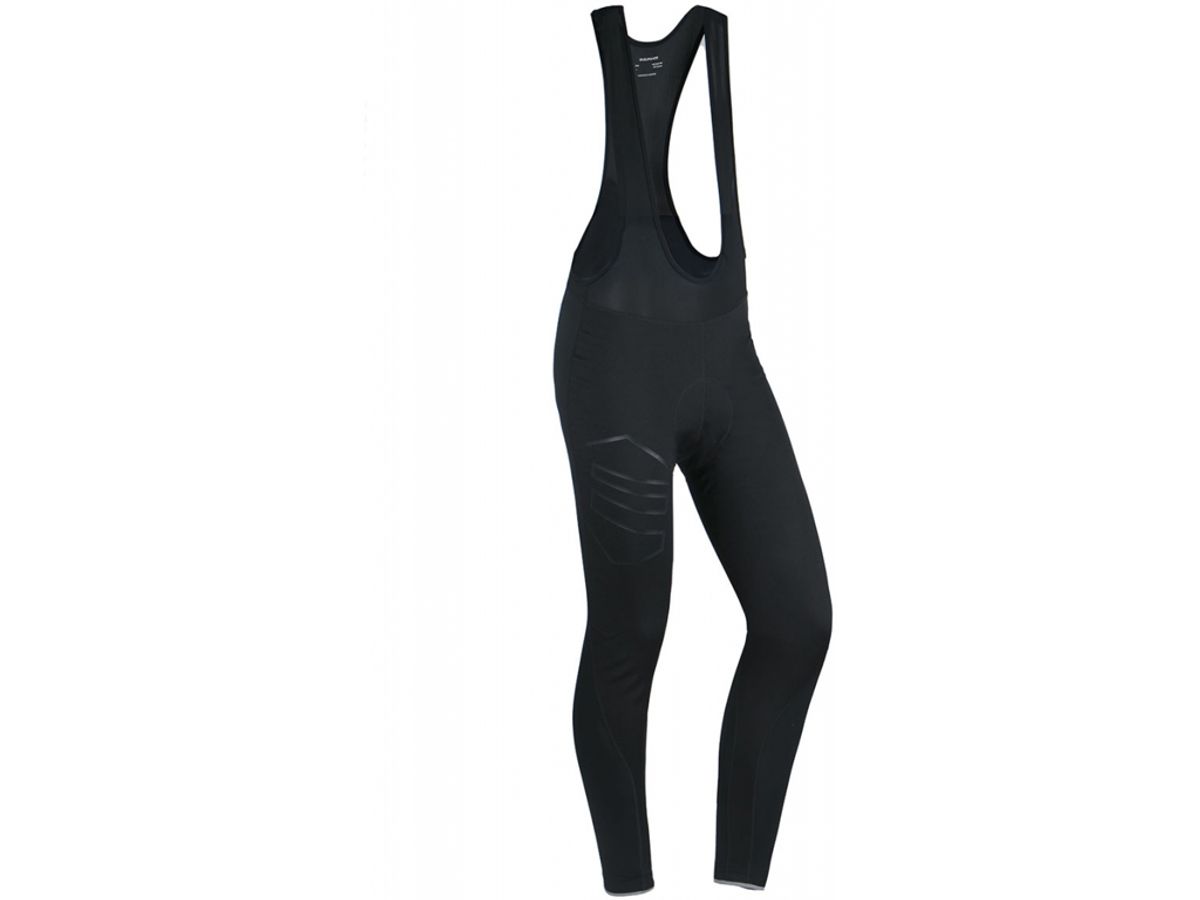 Endurance Jayne Full Windblock XQL - Cykeltights lange m. seler - Dame - Black - Str. 46/