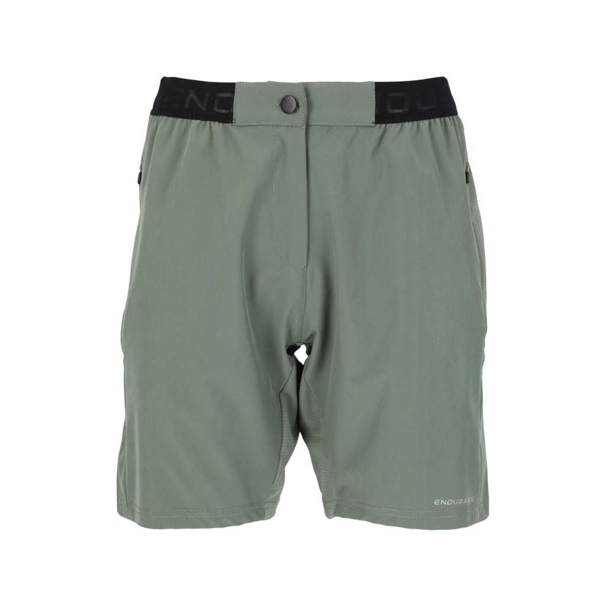 Endurance Macbeth - Hyperstretch Shorts - Dame - Desert Green - 46