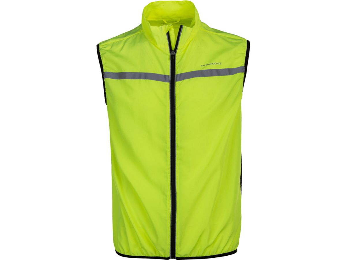 Endurance Sindry Light The Night - Løbevest - Unisex - Safety Yellow - Str. 2XL