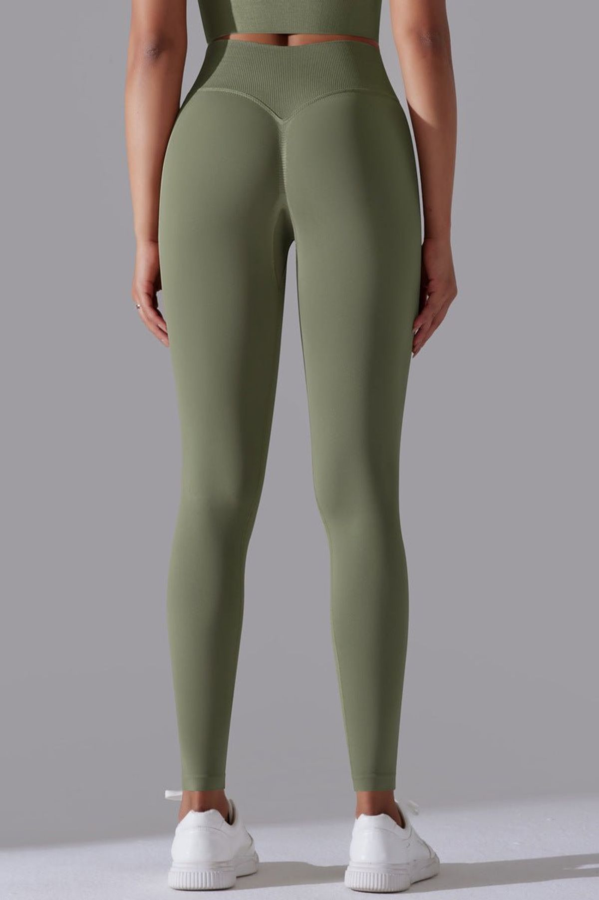 EnduranceFlex scrunch leggings OliveGreen - Large (L) / OliveGreen