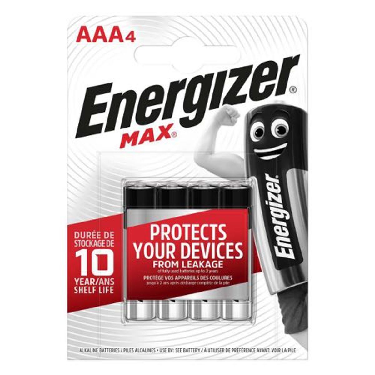 Energizer - AAA - 4 stk - Alkaline Max (1.5V)