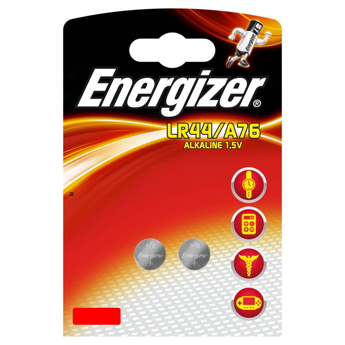 Energizer alkaline A76 LR44 2 pk