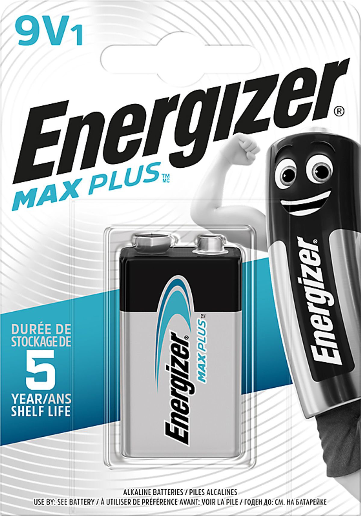 Energizer batteri 9V Max Plus 9v/522