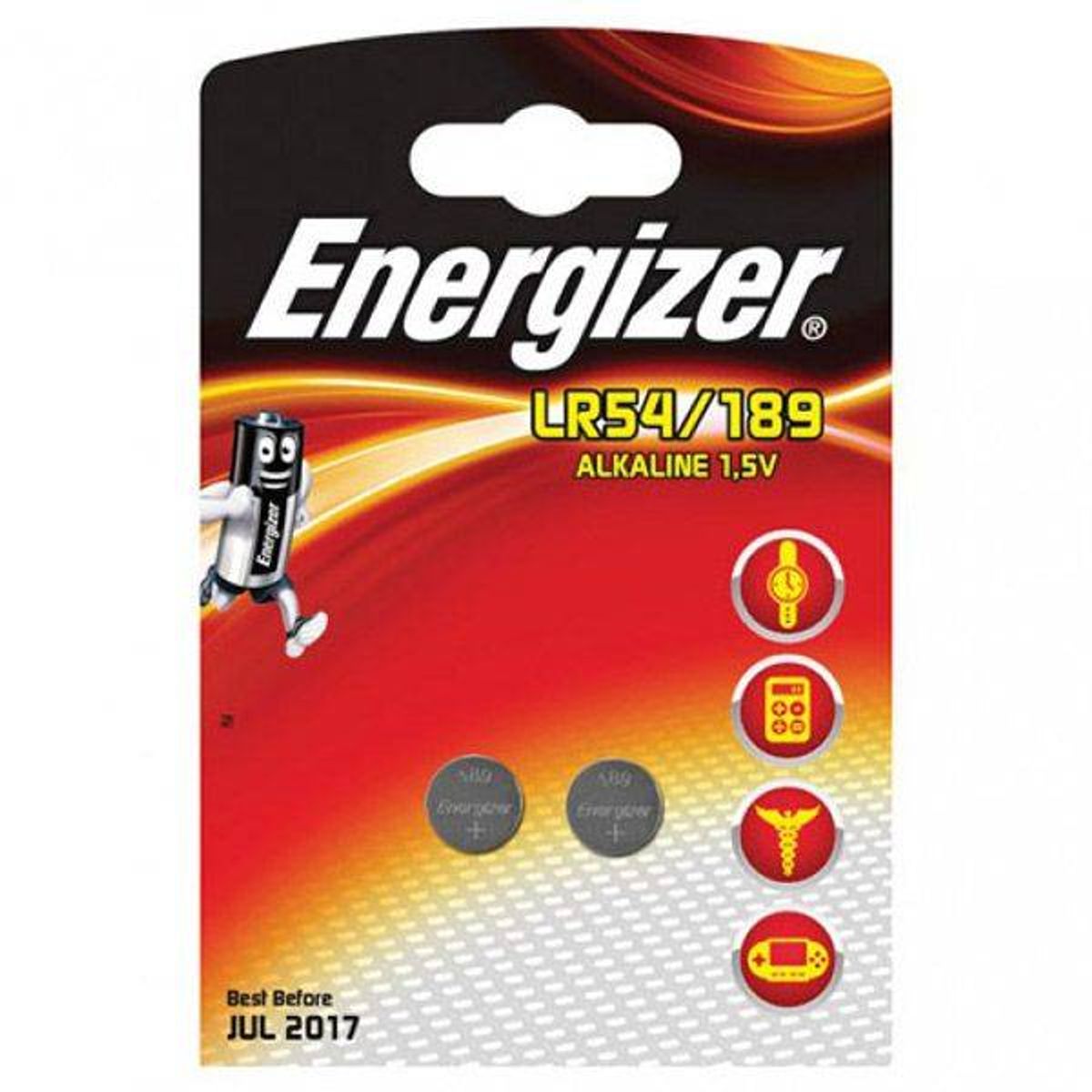 Energizer batteri lr54/189 til kikkert 1.5v 2stk - 1170590