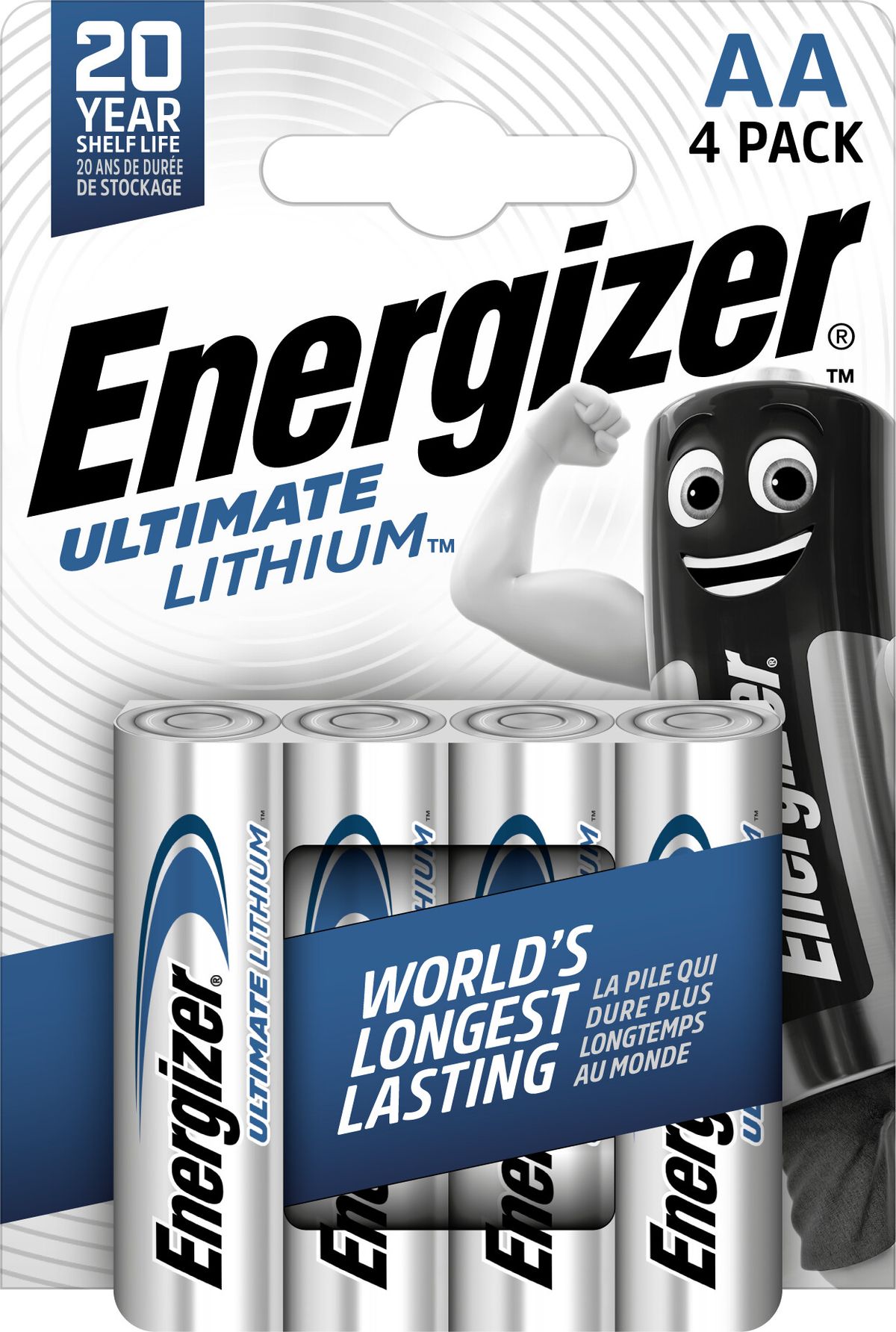 Energizer - Batterier Aa Lr6 - Ultimate Lithium - 4 Stk