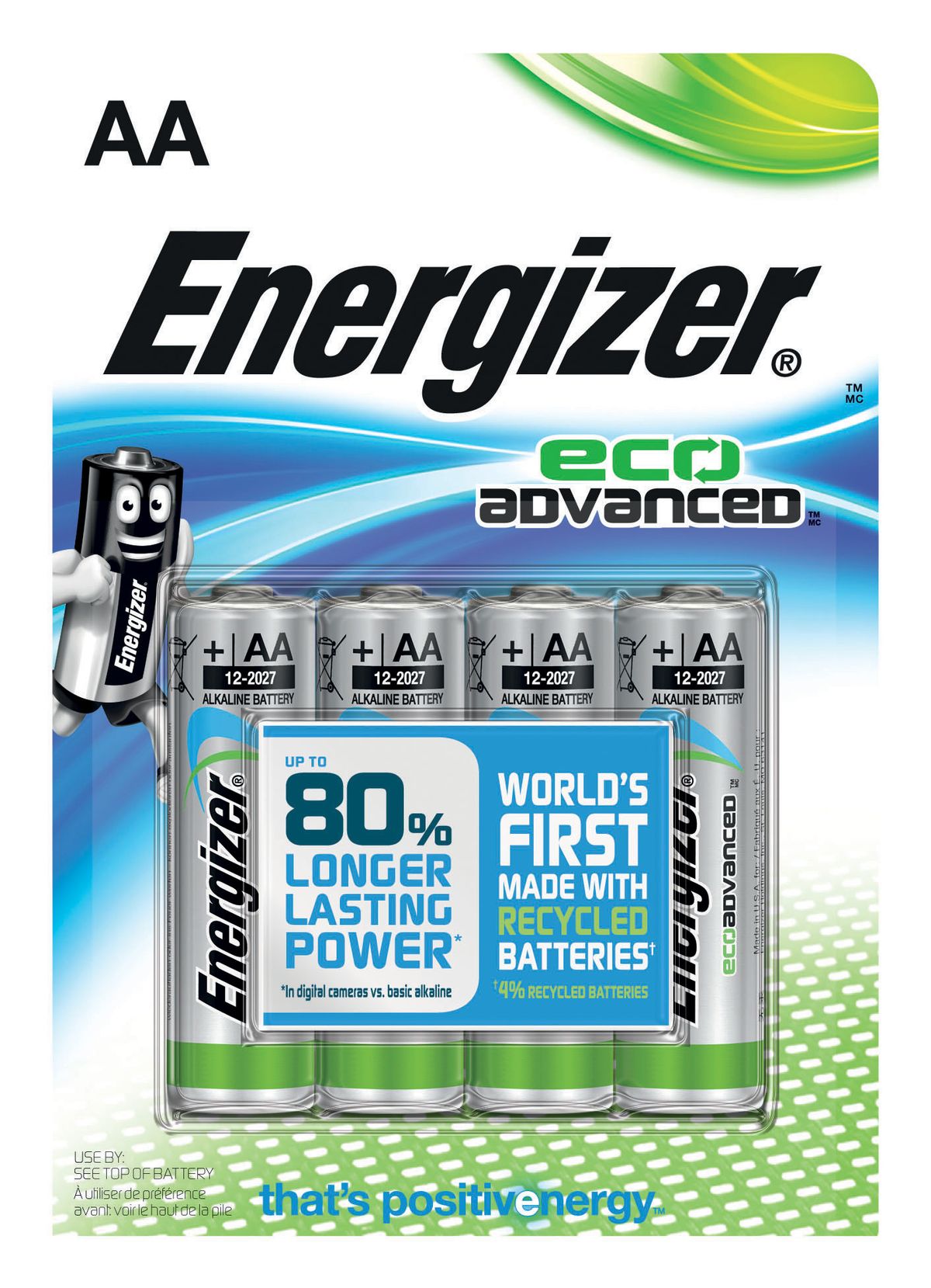 Energizer ECO advanced AA LR6 4 stk