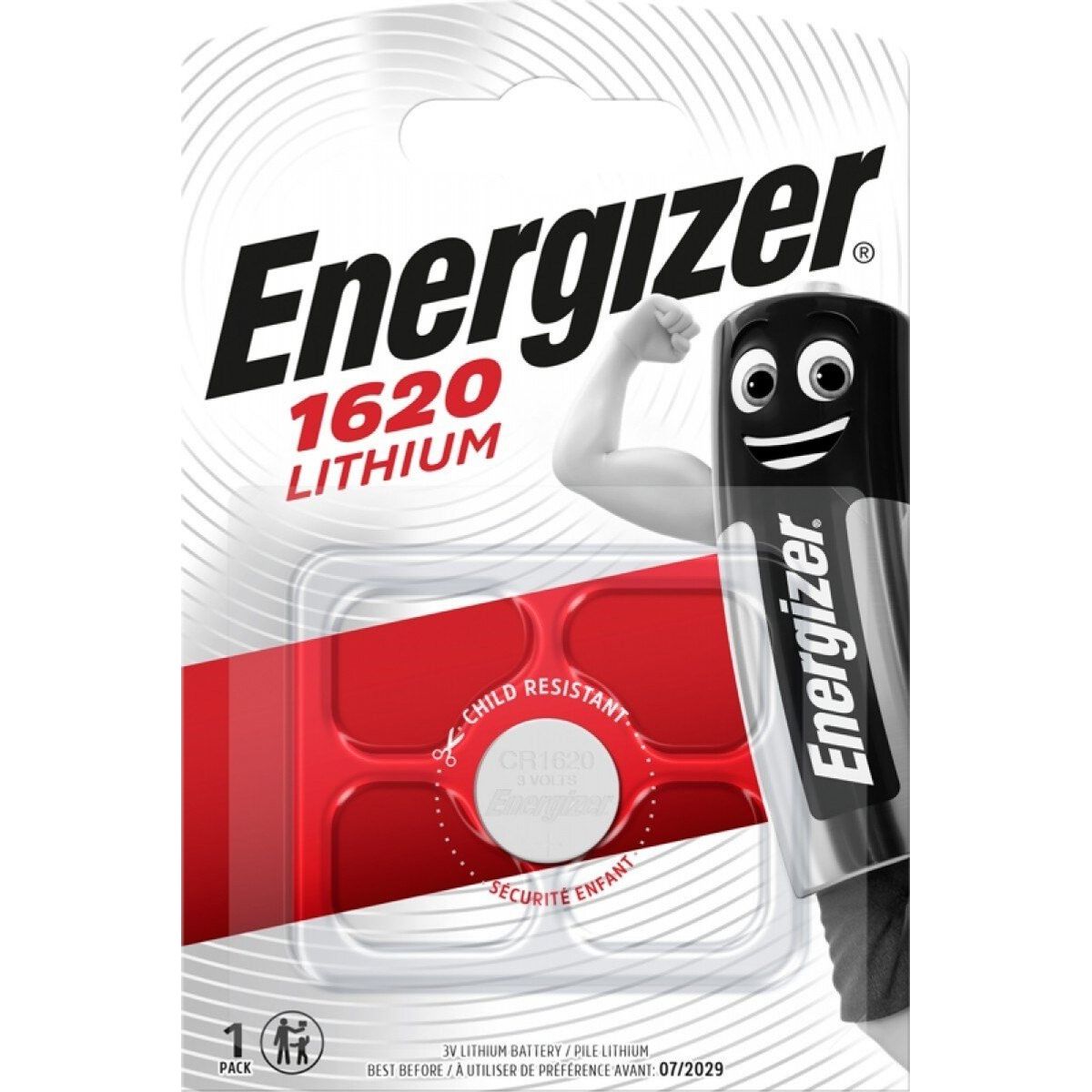 Energizer - Lithium Knapcelle Batteri Cr1220 - 1 Stk