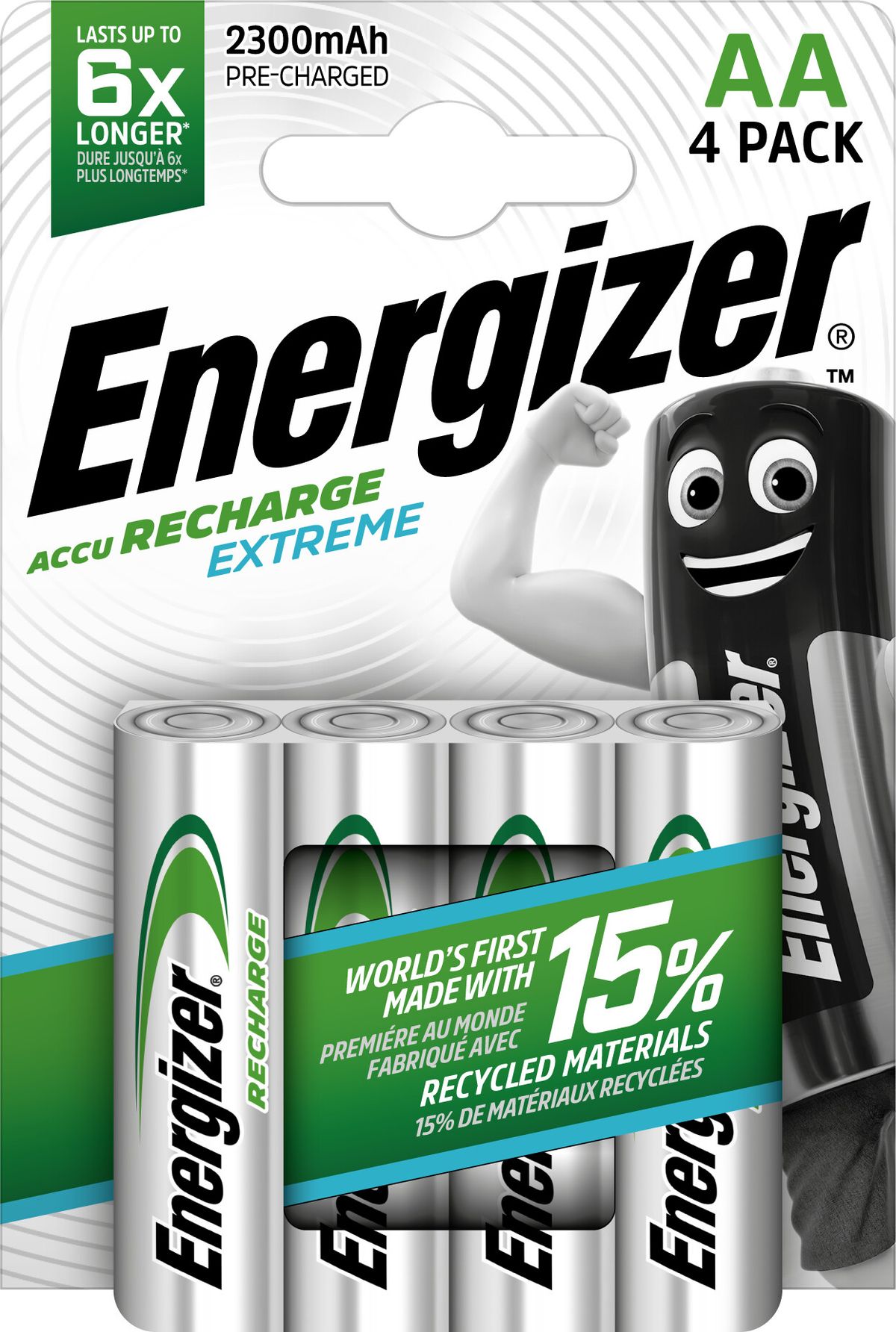 Energizer - Recharge Extreme Aa/2300 Mah (4-pack)