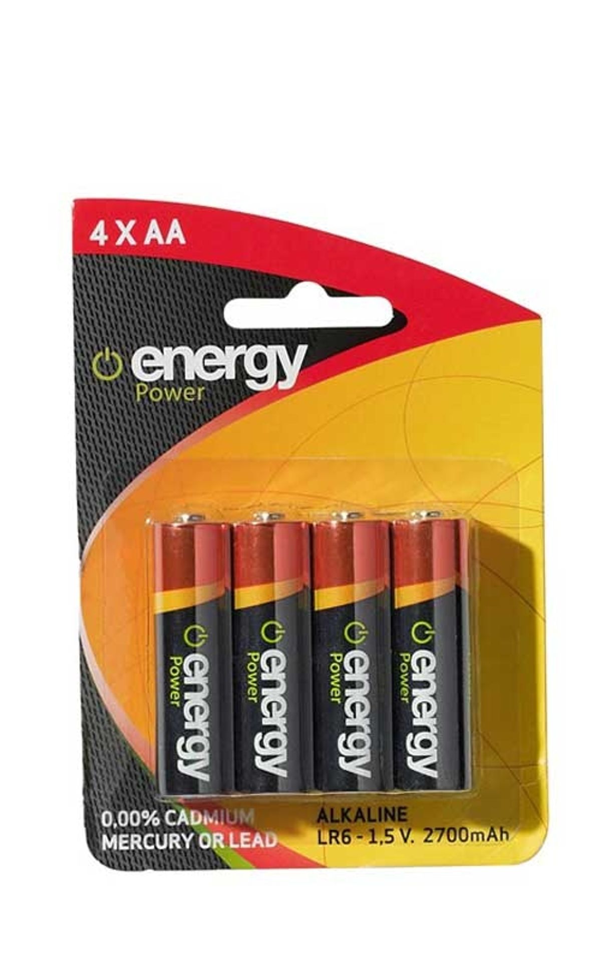 Energy Power 4xAA Alkaline Batteri