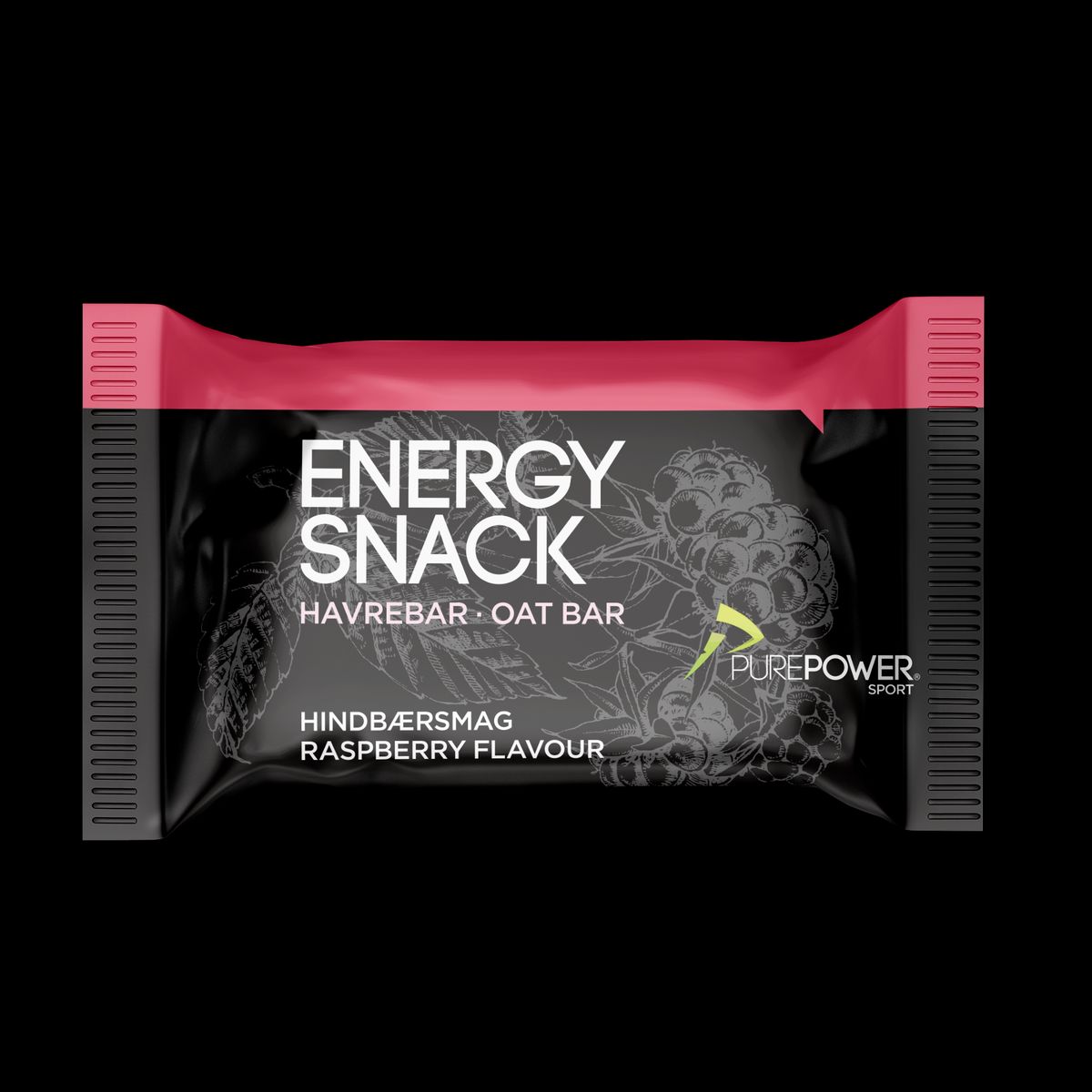 Energy Snack Hindbær 60 g