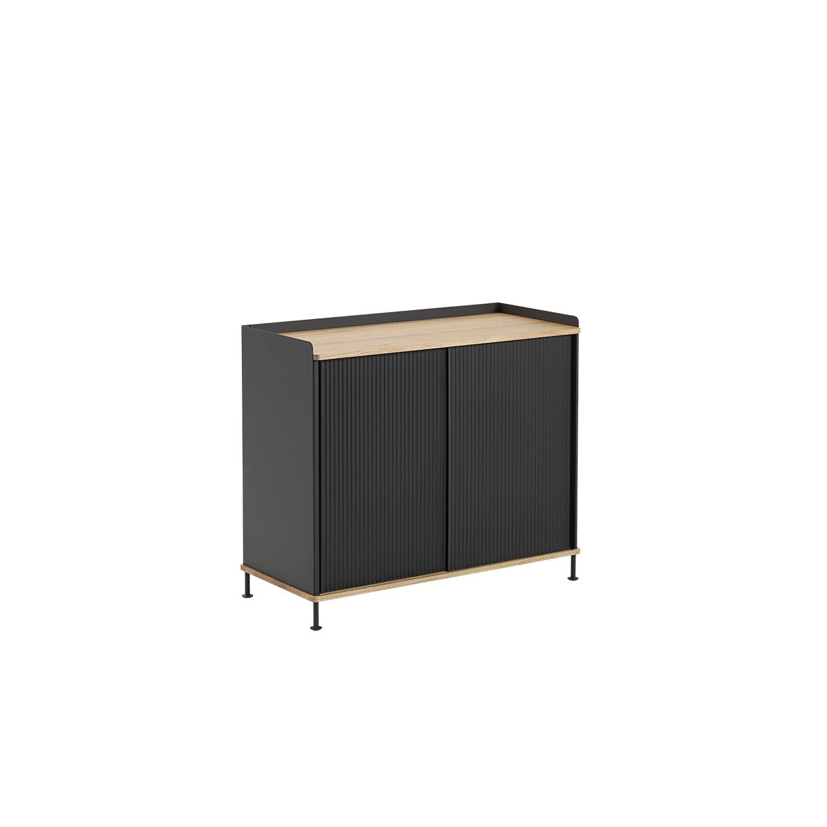 Enfold Sideboard, 100 x 45 cm fra Muuto (Black)