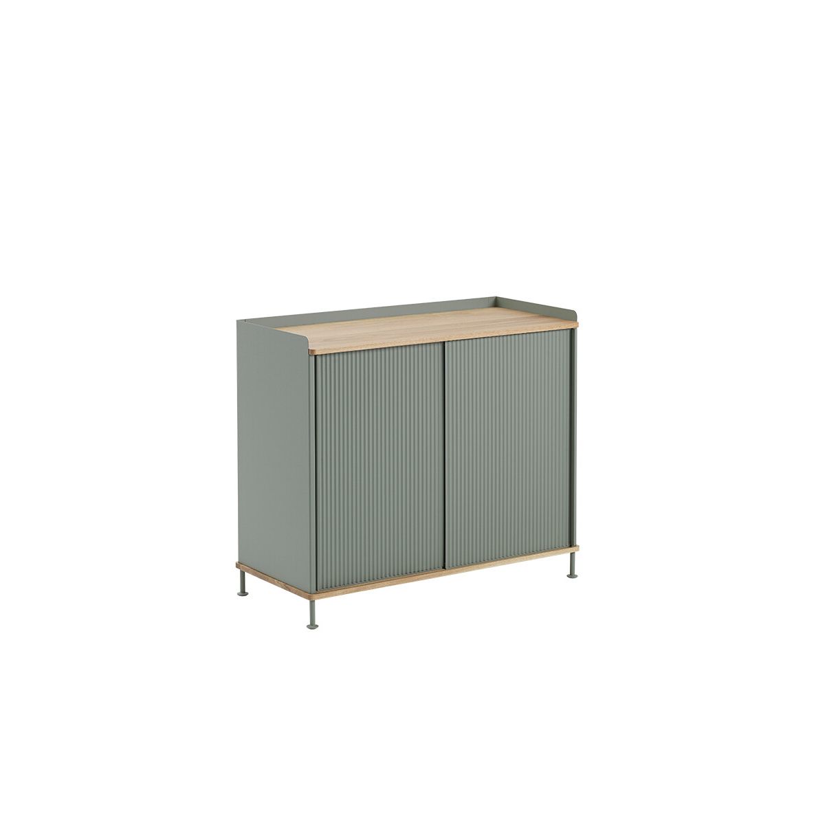 Enfold Sideboard, 100 x 45 cm fra Muuto (Dusty Green)