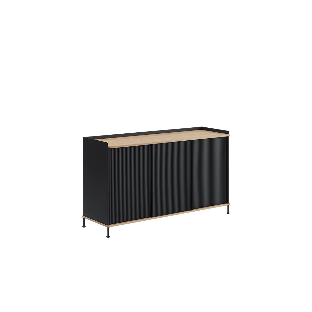 Enfold Sideboard, 148 x 45 cm fra Muuto (Black)