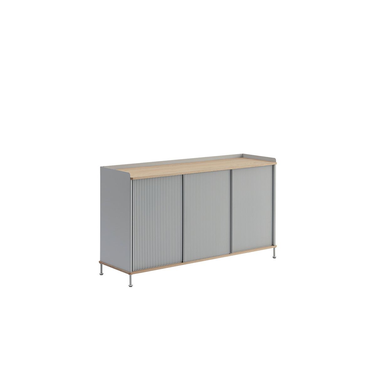 Enfold Sideboard, 148 x 45 cm fra Muuto (Grey)