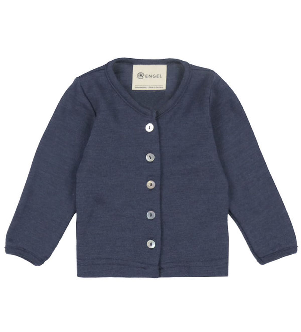 Engel Cardigan - Uld/Silke - Navy Blue