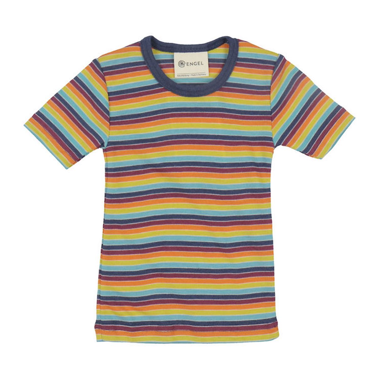 Engen T-Shirt - Uld/Silke - Multicolour