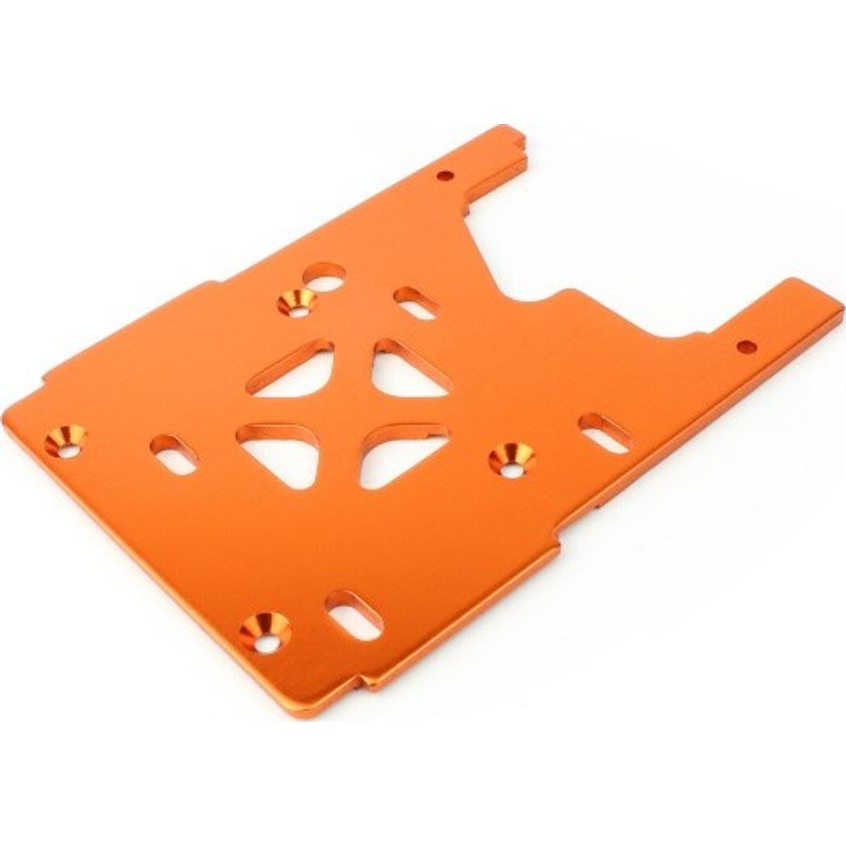 Engine Plate 3.0mm (orange) - Hp160113 - Hpi Racing