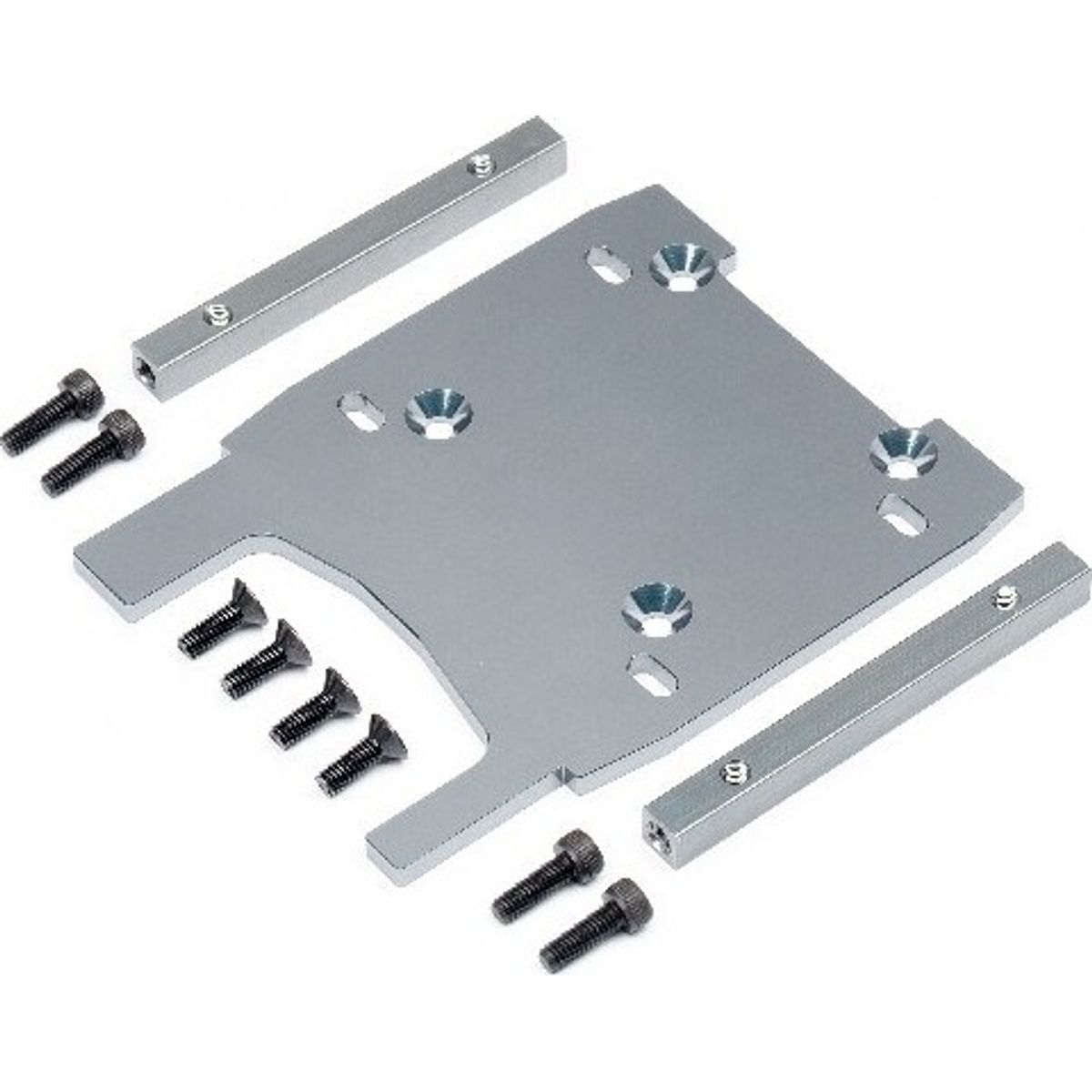 Engine Plate (gray/4mm) - Hp108956 - Hpi Racing