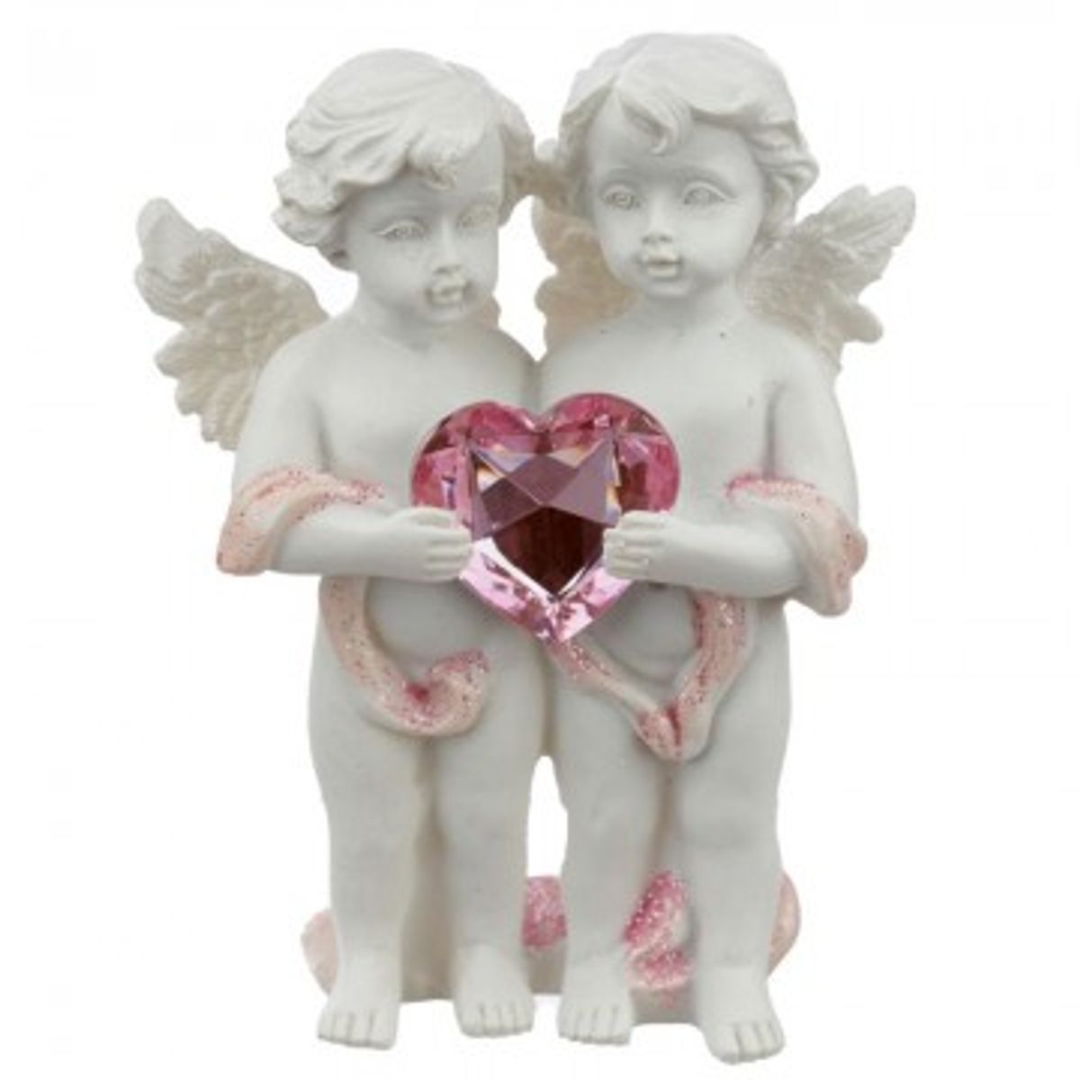 Engle med hjerte 3 - Engle figurer - GodKarmaShop