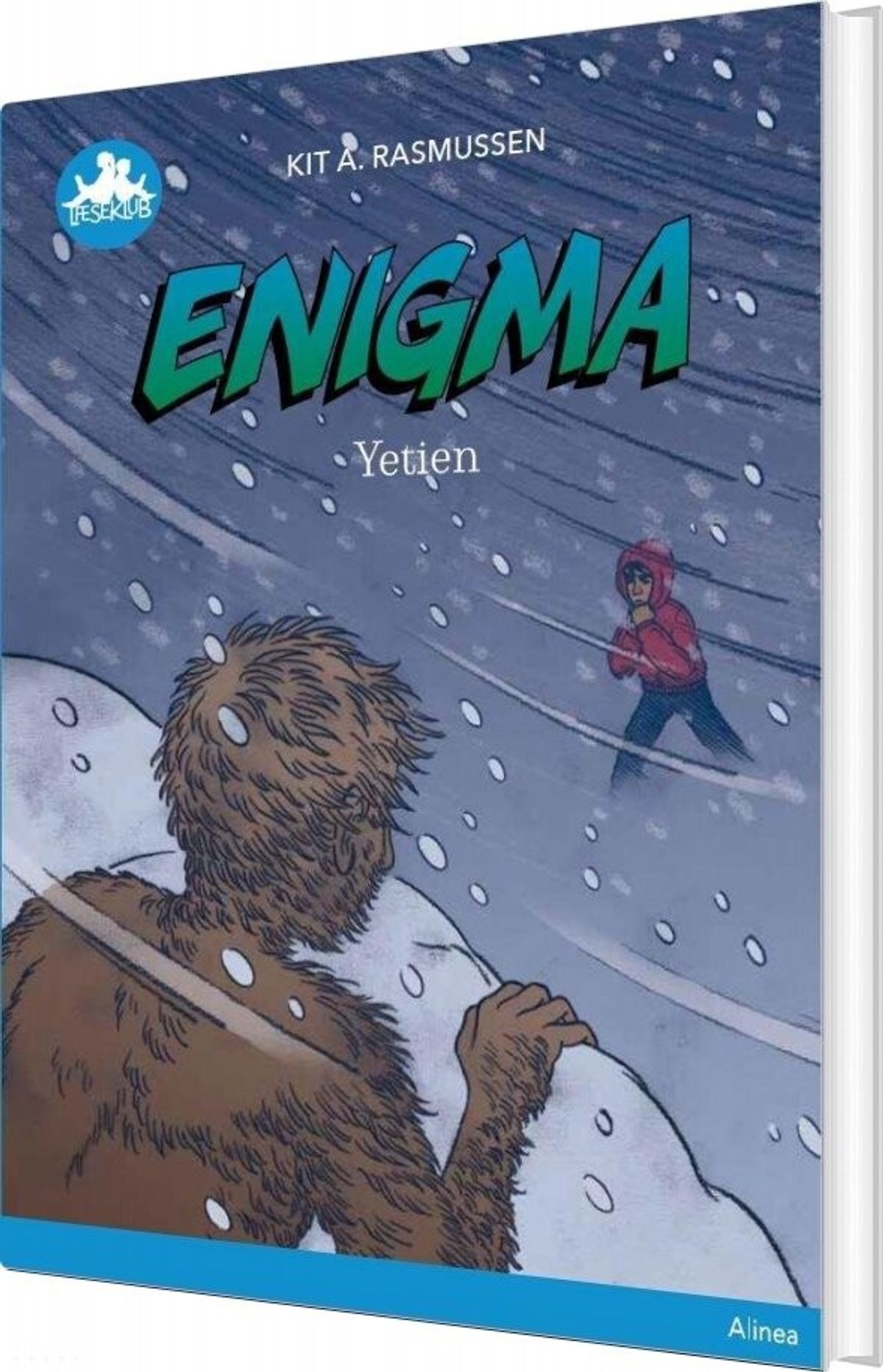 Enigma, Yetien, Blå Læseklub - Kit A. Rasmussen - Bog