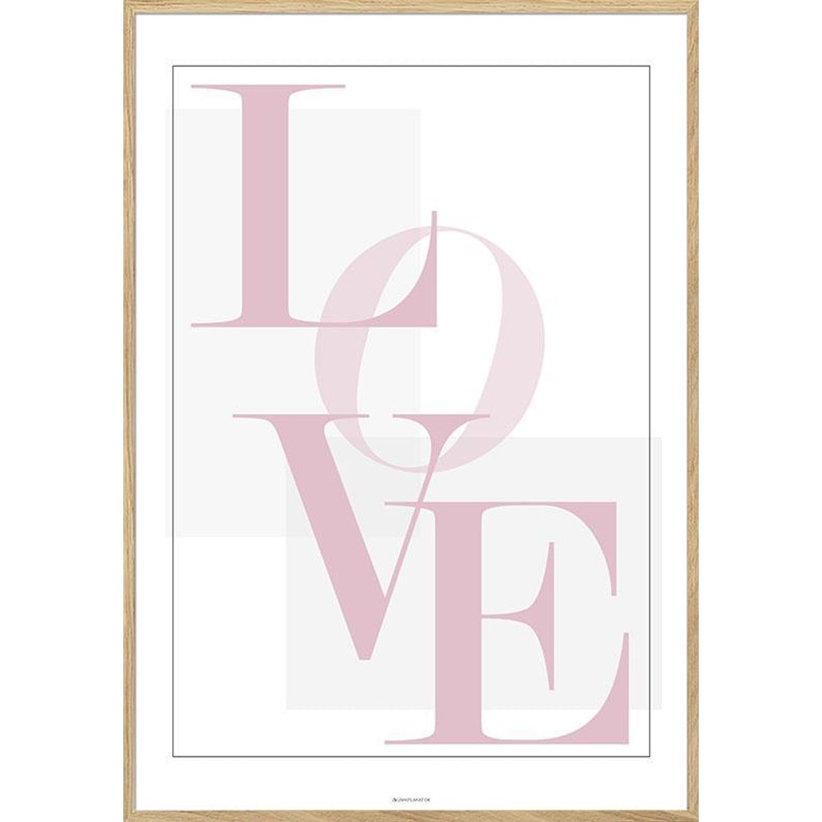 Enkel LOVE plakat