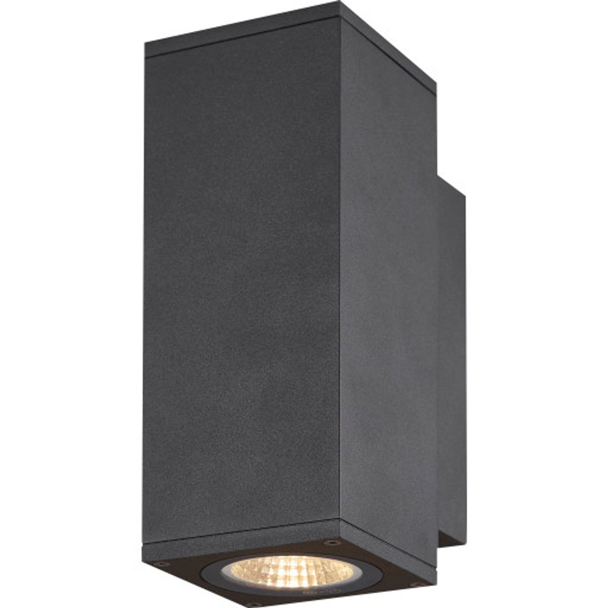 Enola Square Up/Down S udendørs LED væg Antracit CCT 3000/4000K