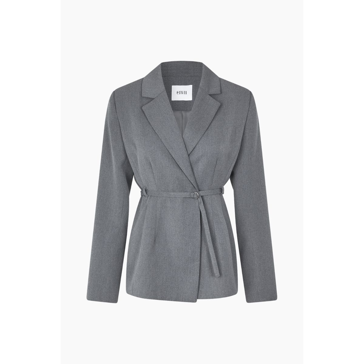 Enwilla Blazer 7092 - Mid Grey Melange - Envii - Grå XS