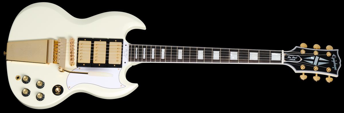 Epiphone 1963 Les Paul SG Custom (Maestro Vibrola, Classic White)