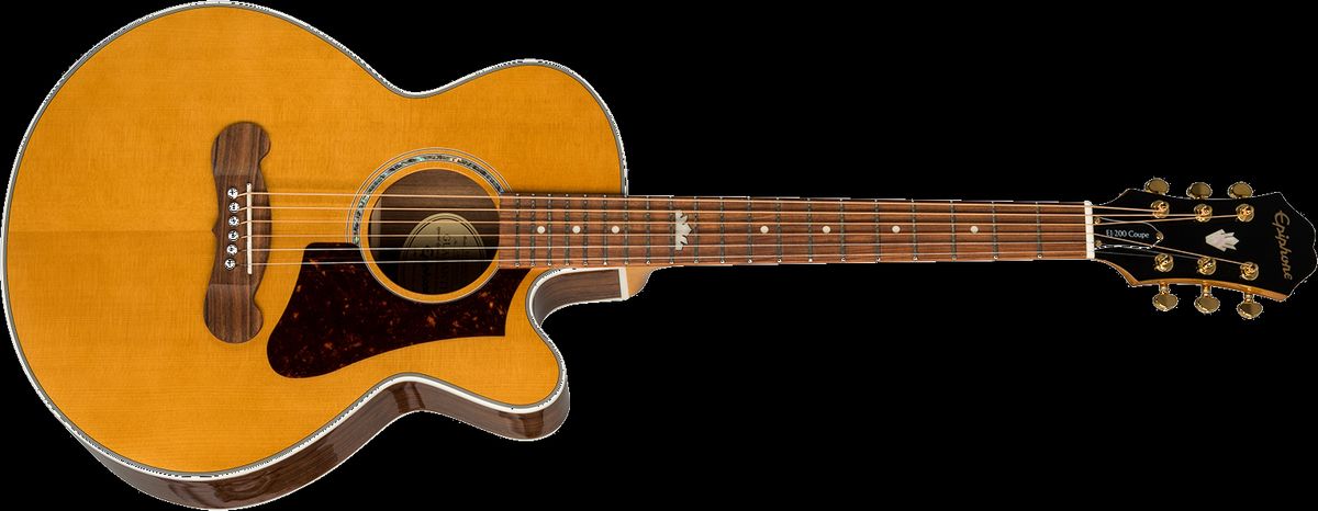 Epiphone EJ-200SCE Coupe Western Guitar (Vintage Natural)