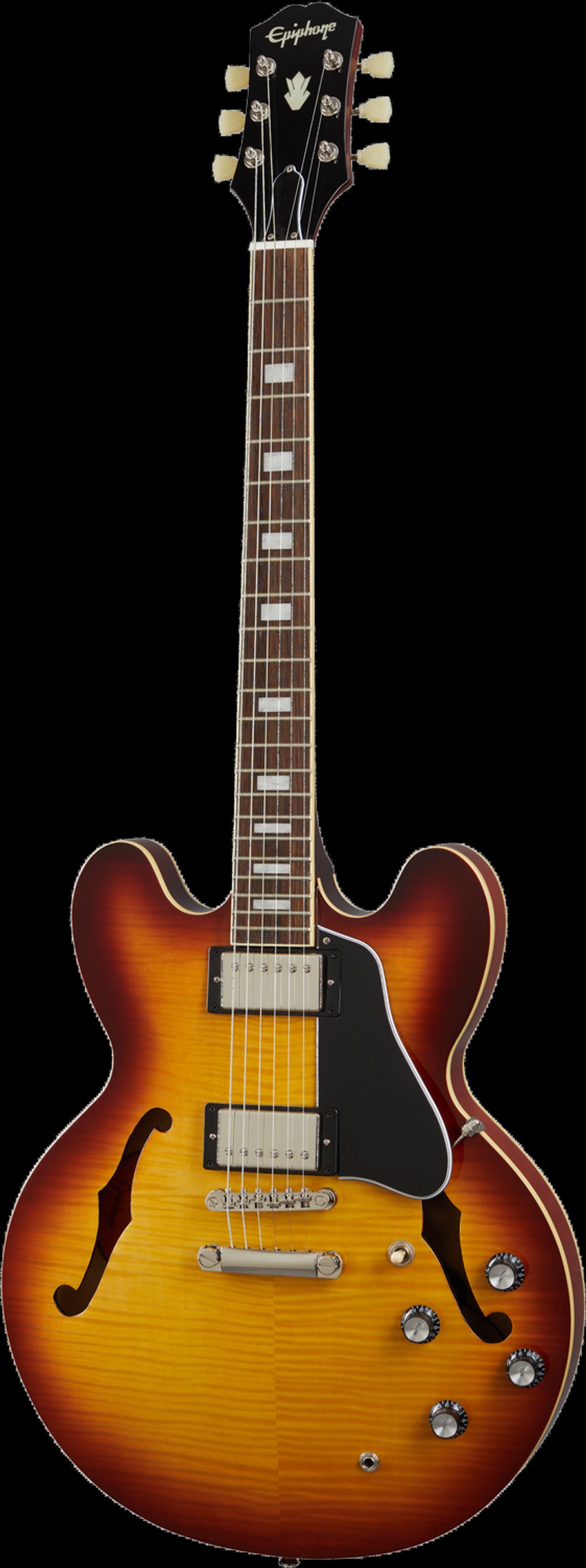 Epiphone ES-335 Figured Raspberry Tea Burst