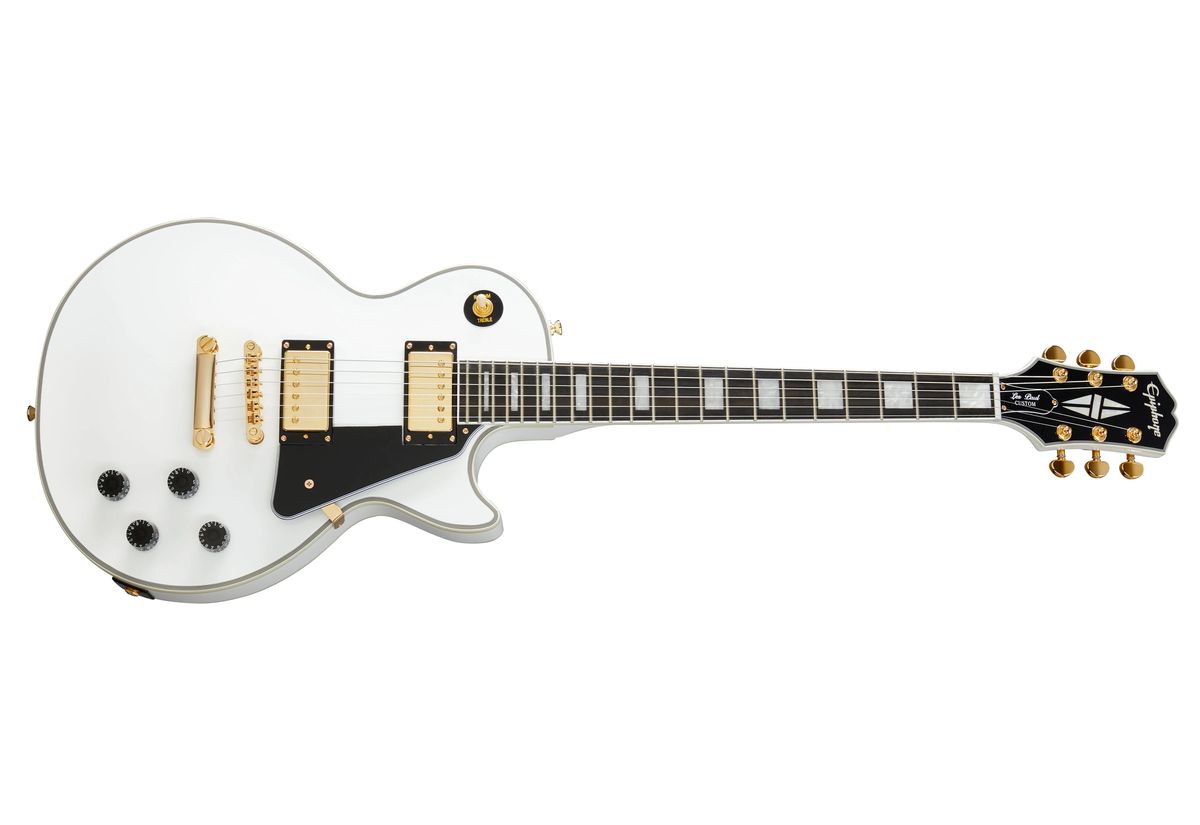 Epiphone Les Paul Custom El-guitar (Alpine White)