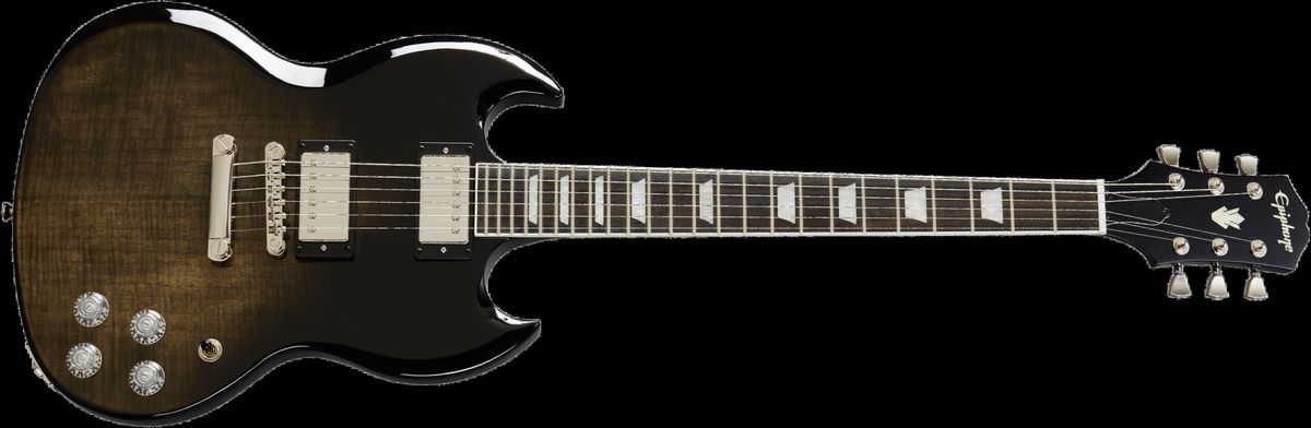 Epiphone SG Modern Figured El-guitar (Trans Black Fade)