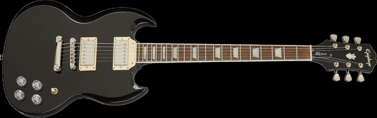 Epiphone SG Muse El-guitar (Jet Black Metallic)